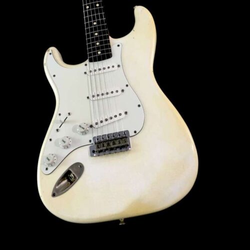 2021 Guitar Mill ST66 Olympic White Nitro Lacquer -         Vintage