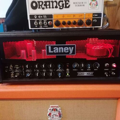 2010s Laney IRT60H Ironheart 60-Watt Tube Guitar Amp Head Black -       Tube Amp Head