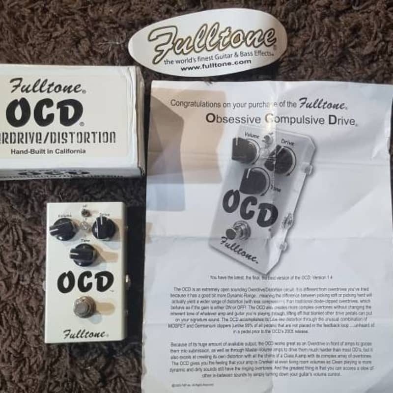 used 2000s Fulltone OCD V1 Series 3 White - Effect Pedal