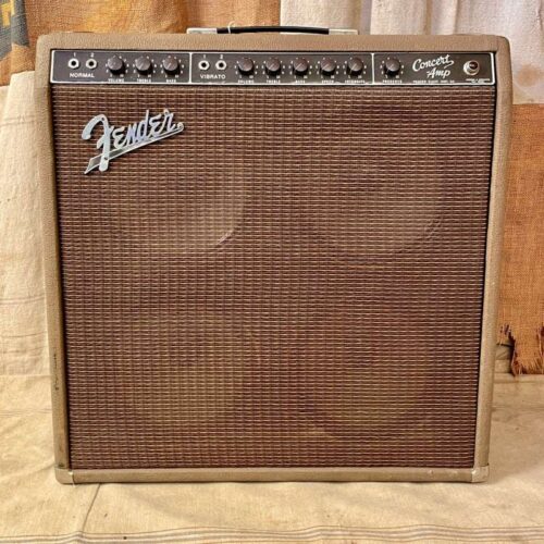 1961 Fender Concert Amplifier Brown Panel -          Amplifier