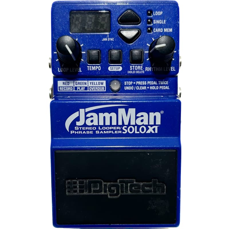 used 2010s DigiTech JMSXT JamMan Solo XT Blue - Effect Pedal