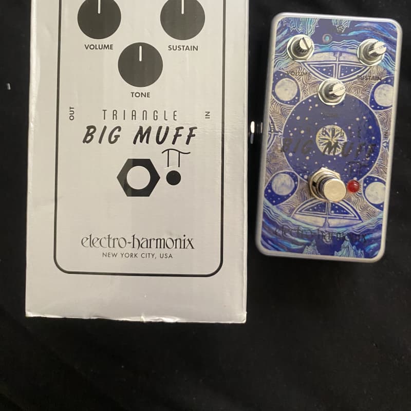 used 2018 - Present Electro-Harmonix Triangle Big Muff Pi Silver - Effect Pedal