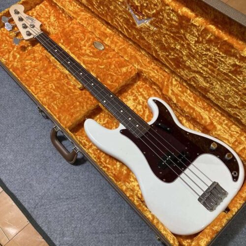 2019 Fender Custom Shop 1960 Precision Bass N.O.S Olympic White -       Custom Shop  Precision Bass