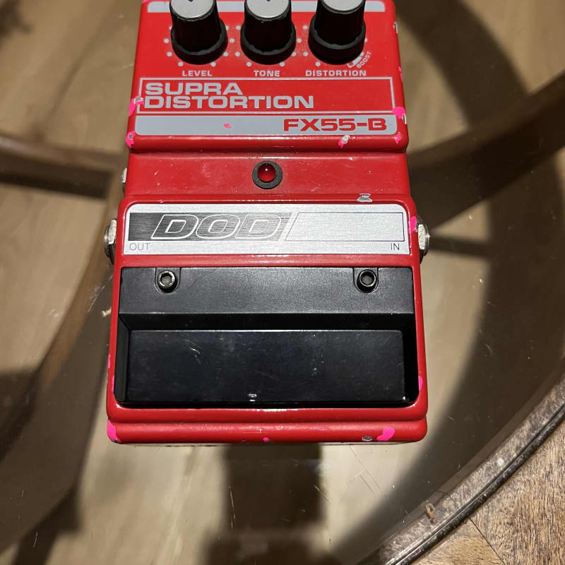 used 1990s DOD Supra Distortion FX55-B Red - Effect Pedal