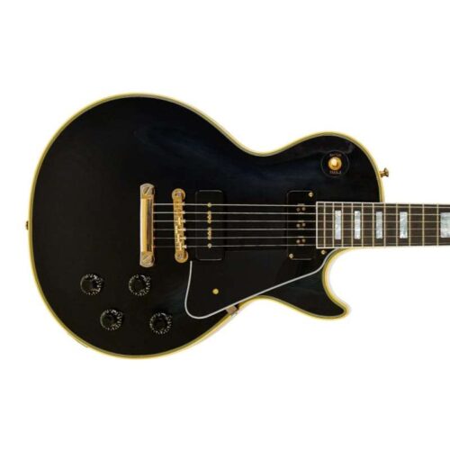 Gibson 1954 Les Paul Custom Staple Pickup Reissue Ebony VOS -         Les Paul