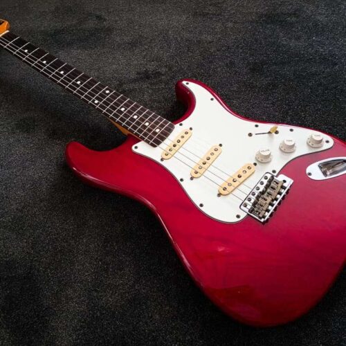 1980s ESP 400 Series Stratocaster Transparent Red -        Stratocaster