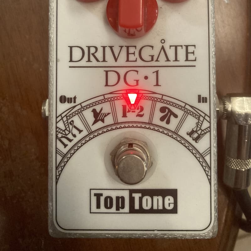 used 2015 Top Tone DriveGate DG-1 Fuzz White - Effect Pedal