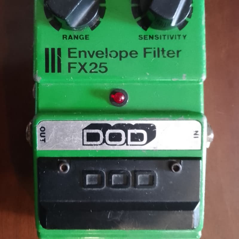 used 1980s DOD Envelope Filter FX25B Green - Effect Pedal