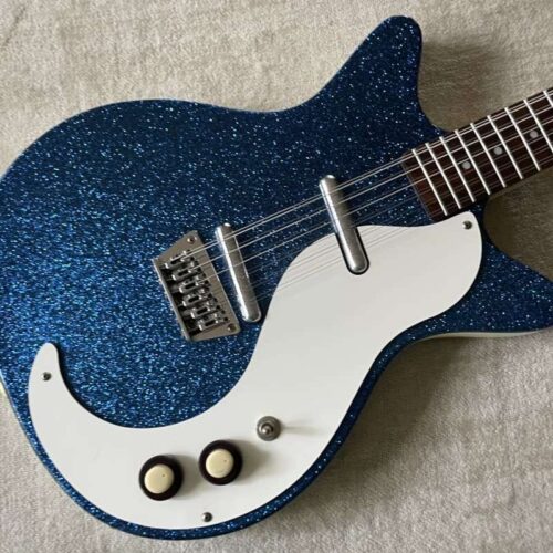 2001 Danelectro 12 String Electric Guitar Blue Metal Flake Spa... -          Electric Guitar