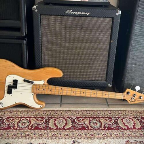 1970 - 1983 Fender Precision Bass with Maple Fretboard Natural -         Precision Bass