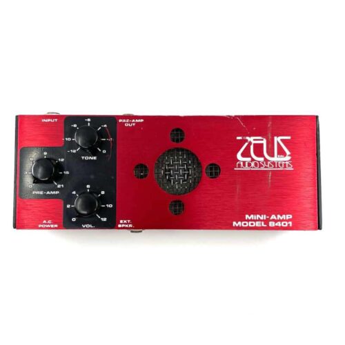 Zeus ZEUS Guitar Mini-Amp Model 8401 Red -         Vintage