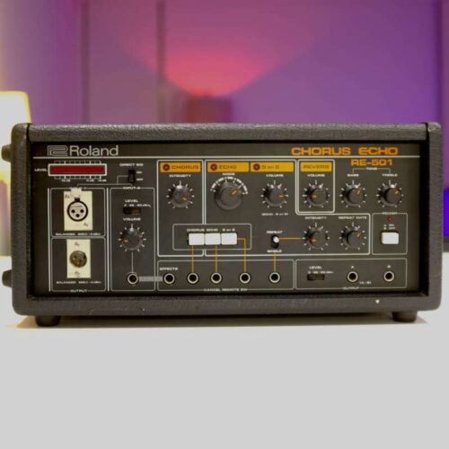 1980s Roland RE-501 Chorus Echo Black -         Chorus