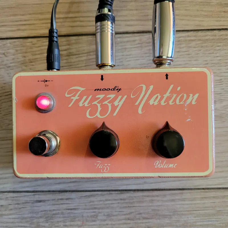 used 2008 Moody Sounds Fuzz Nation Textured Pink - Effect Pedal