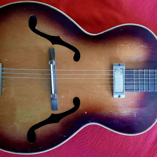 1950s Hoyer Jazz Blues Archtop Guitar Sunburst -         Vintage