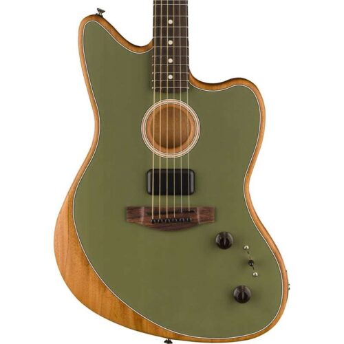 Fender Fender Acoustasonic Player Jazzmaster, Antique Olive An... - £790.83 new Guitar