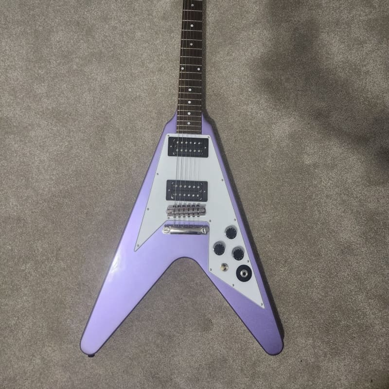 2023 - Present Epiphone Kirk Hammett '79 Flying V Purple Metallic - £950 new Guitar