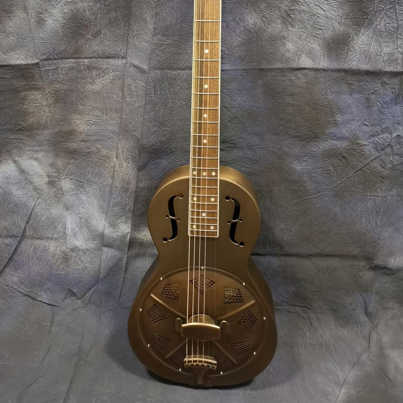 2021 Icarus Parlour Resonator Guitar Antique Copper - £625 new Guitar