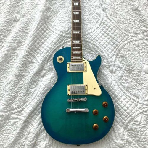 1997 Epiphone Les Paul Standard Translucent Blue/Green Burst - £500 used Guitar