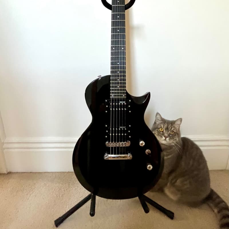 2017 - Present ESP LTD EC-10 with Composite Fretboard Black - £175 used Guitar