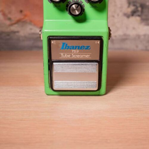 used 1983 - 1984 Ibanez TS9 Tube Screamer (Silver Label) Green - Effect Pedal