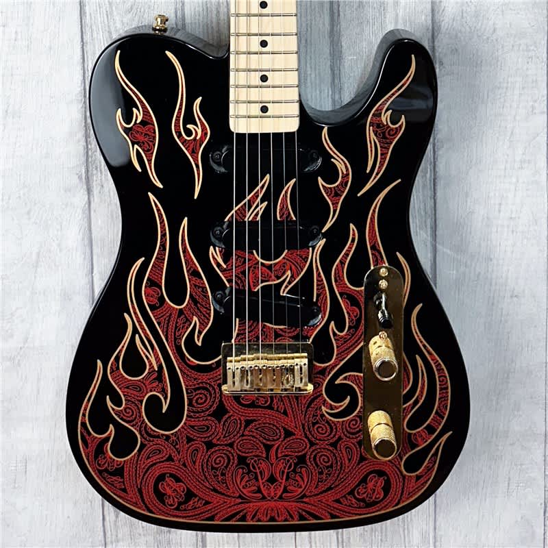 Fender Fender James Burton Telecaster Red Paisley Flames Maple... - £1799 used Guitar