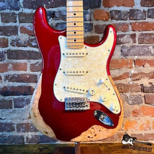 2015 Fender Deluxe Roadhouse Stratocaster Candy Apple Red -        Stratocaster