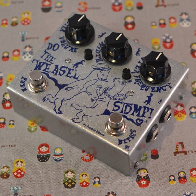 new 2023 Fredric Effects Do The Weasel Stomp! MKII Silver - Effect Pedal