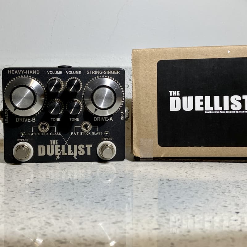 used ~2020 King Tone Guitar The Duellist Dual Overdrive Black - Effect Pedal