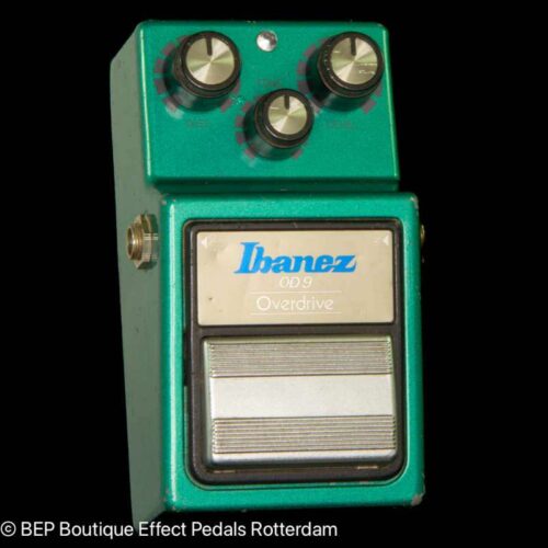 used 1980s Ibanez OD9 Overdrive Green - Effect Pedal