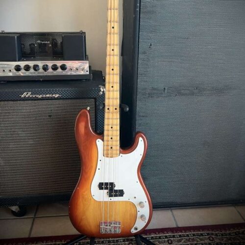 1970 - 1983 Fender Precision Bass with Maple Fretboard Cherry ... -         Precision Bass