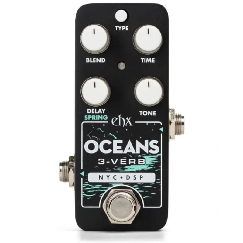 new Electro-Harmonix Pico Oceans 3-Verb Ocean - Effect Pedal