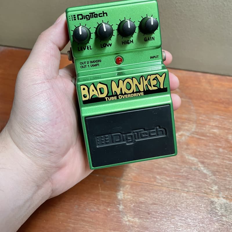 used 2004 - 2016 DigiTech Bad Monkey Tube Overdrive Green - Effect Pedal