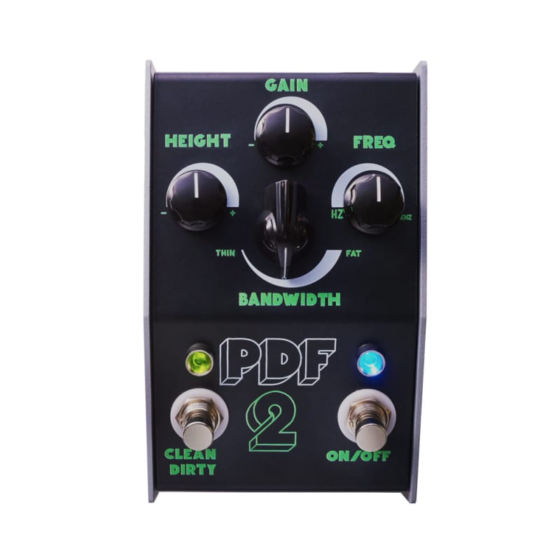 new 2016 Stone Deaf FX PDF-2 Parametric Distortion Black - Effect Pedal