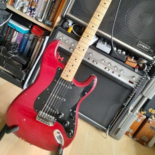 1979 Fender Stratocaster Trans Red -        Stratocaster