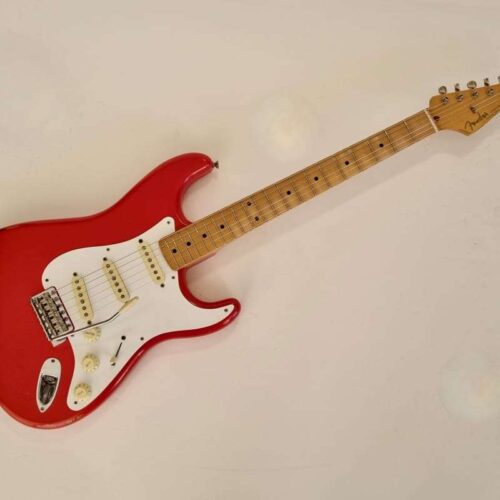 2020 - 2021 Fender Vintera Road Worn '50s Stratocaster Fiesta Red -        Stratocaster