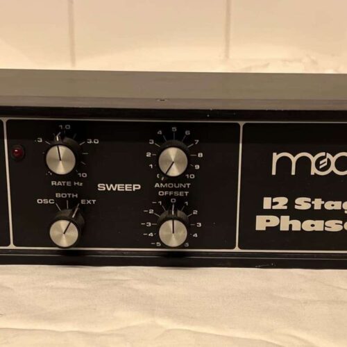 1970s Moog MKPH 12-Stage Phaser Black -           Phase