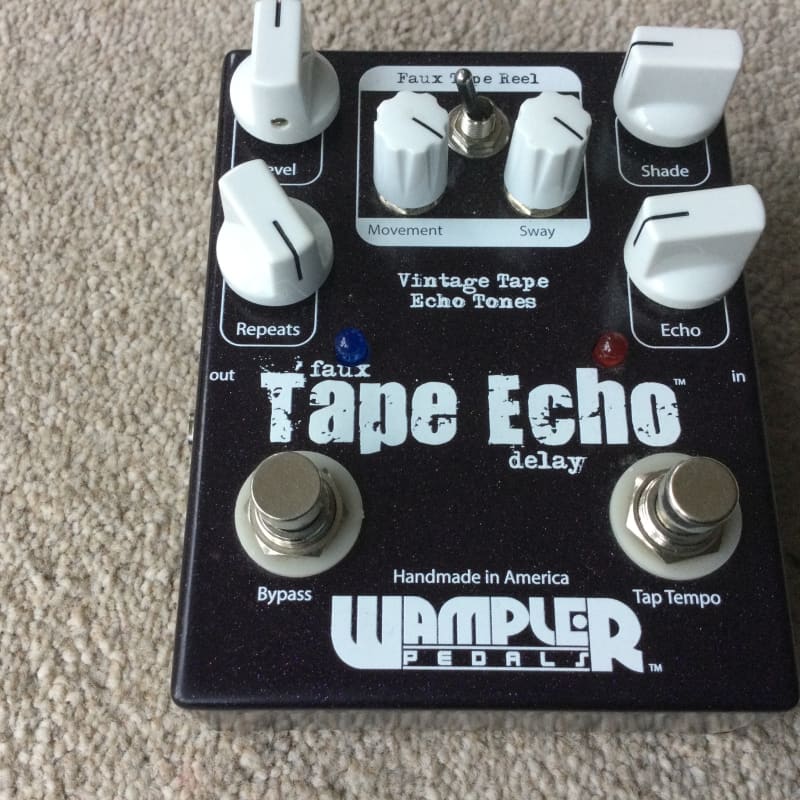 used 2010s Wampler Faux Tape Echo Black - Effect Pedal