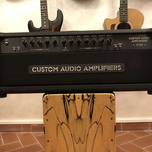 Custom Audio Amplifiers Pt100 head Black -          Amplifier