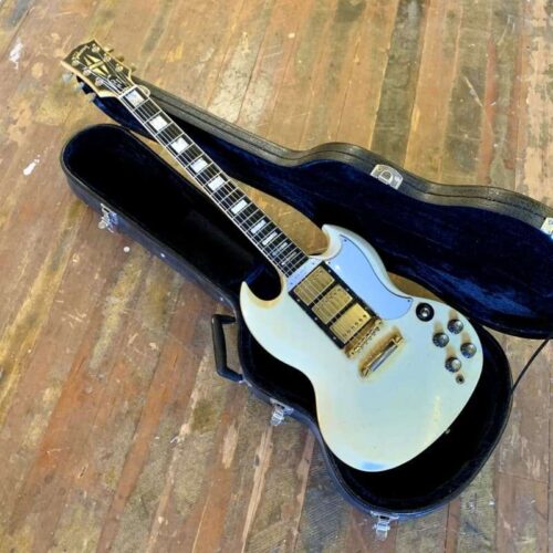 2000 Gibson 1962 Les paul Custom Arctic White -         Les Paul