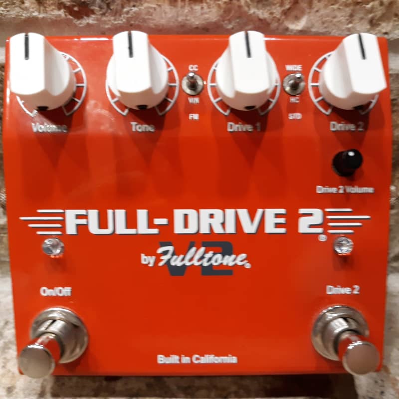 used 2018 Fulltone Full-Drive 2 V2 Red – Effect Pedal