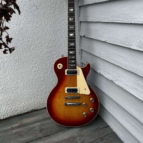 1974 Gibson Les Paul Deluxe Cherry sunburst -         Les Paul