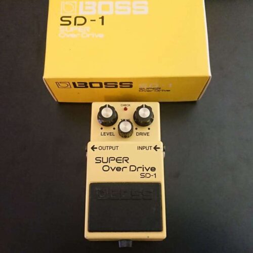 1981 - 1988 Boss SD-1 Super OverDrive (Black Label) Yellow -        Overdrive