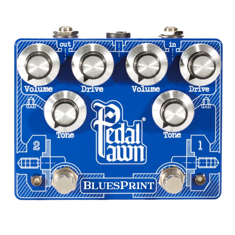 new 2020s Pedal Pawn BluesPrint Blue - Effect Pedal