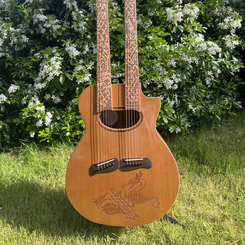 2010 Blueberry Guitar Double neck acoustic Natural - £2500 used Guitar