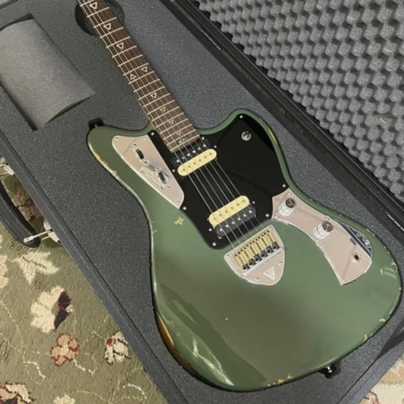 2024 Valiant Guitars Jupiter Relic Olive Mash - £2495 new Guitar