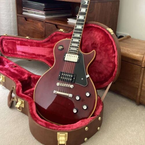 1970 - 1985 Gibson Les Paul Custom Wine Red -         Les Paul