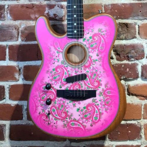 Fender Acoustasonic Telecaster Pink Paisley -        Telecaster