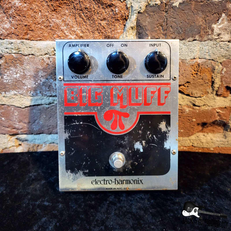 used 1973 Electro-Harmonix Big Muff Pi Silver - Effect Pedal