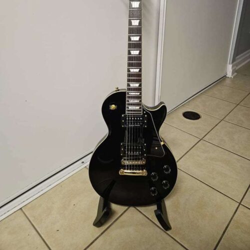 2008 Epiphone Les Paul Custom Black -         Les Paul