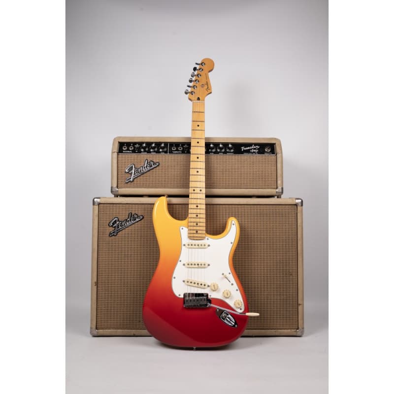 2021 Fender Player Plus Stratocaster Tequila Sunrise - £769 used Guitar